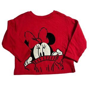 Baby GAP Disney Minnie Mouse Sweatshirt Top Toddler Girls Size 3 Like New condit